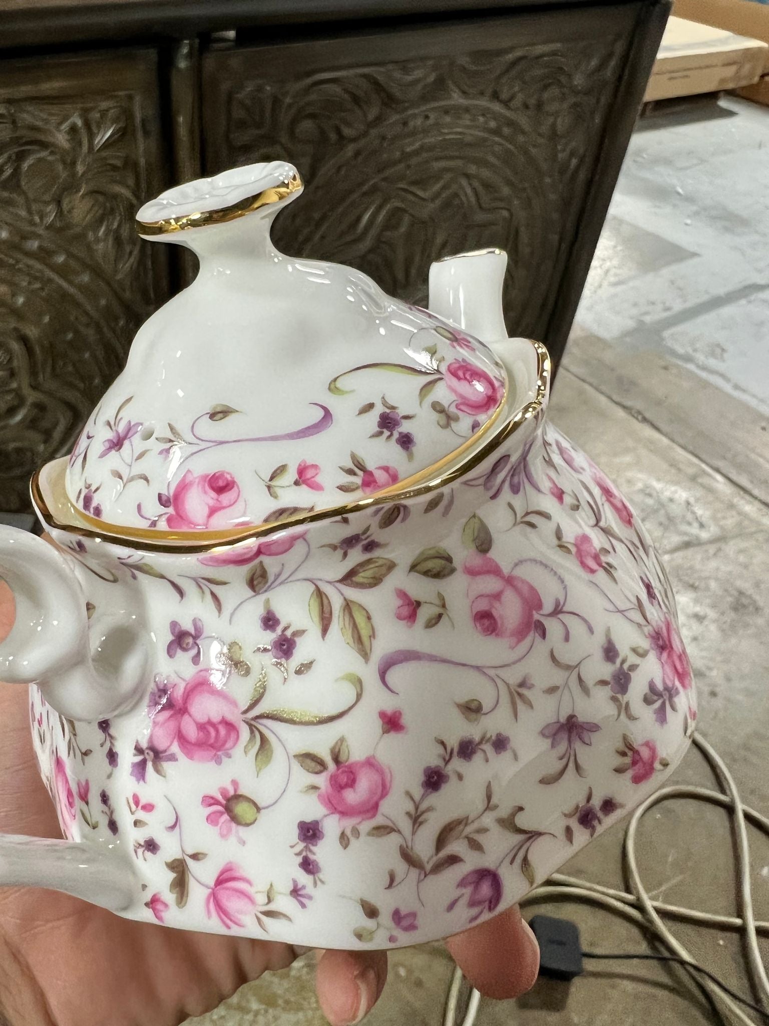 Royal Albert Rose Confetti 3 Piece Bone China Teacup & Saucer Set (Set of 6)