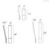 Blade LED Wall Sconce 11