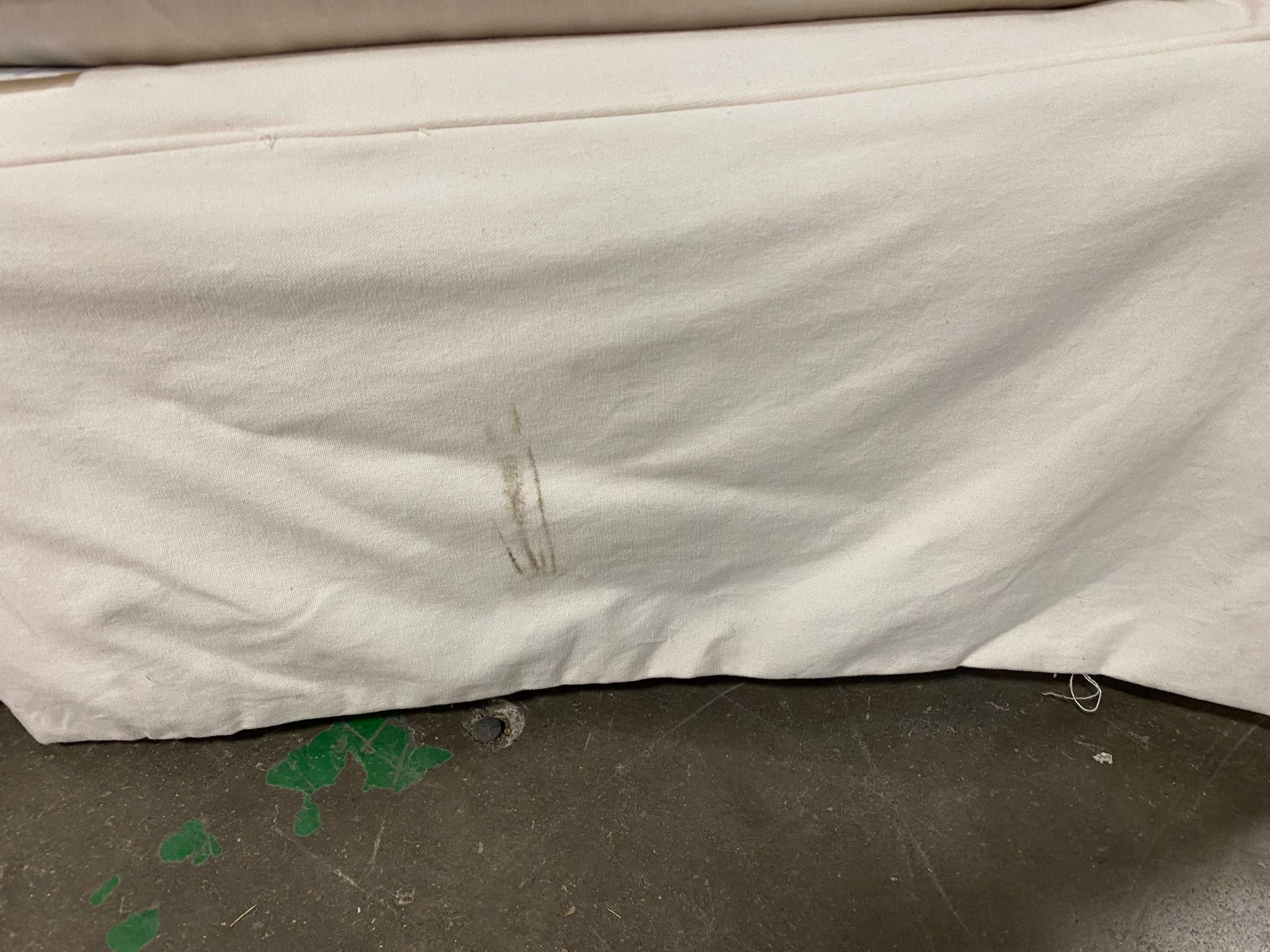 Bauer 102" Wide Cotton Corner Sectional *AS-IS*