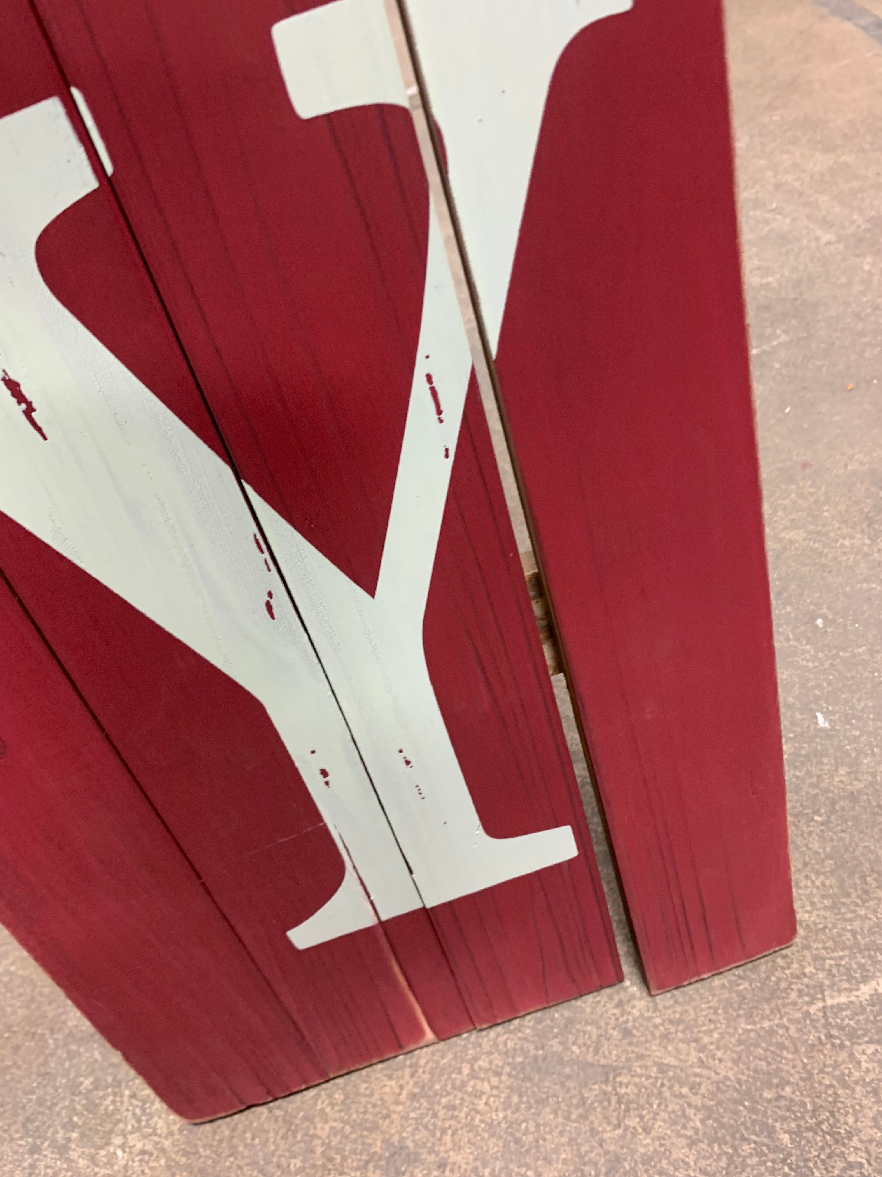 42.00"H Christmas Wooden Porch Sign - JOY (Two Function)