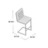 (WHITE) Borough Park Bar Stools (Set of 2) #LX123