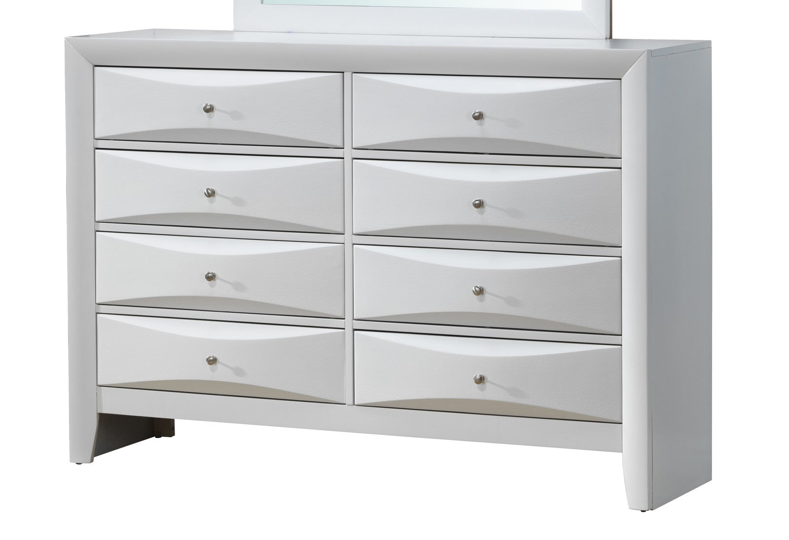 Glory Furniture G1570 8 Drawer Dresser in White PT303