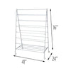 A-Frame Freestanding Drying Rack with Shelf (#K6411)