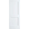 2-Panel Shaker Solid Core Pine Interior Door Slab, White - 30