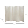 Load image into Gallery viewer, White Bamboo Wave 1-Panel Room Divider 72.25&quot;x98&quot; (HA622)