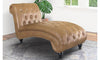 Alessio Tufted Leather Chaise
