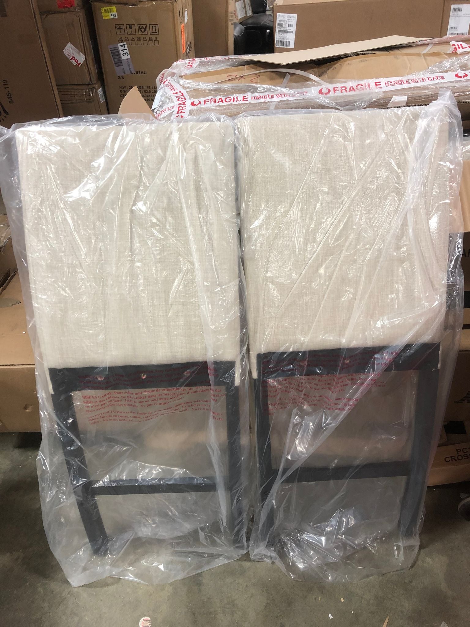 Haysi Bar & Counter Stool (Set of 2) MG622 (2 boxes) Salvage & Co Indy