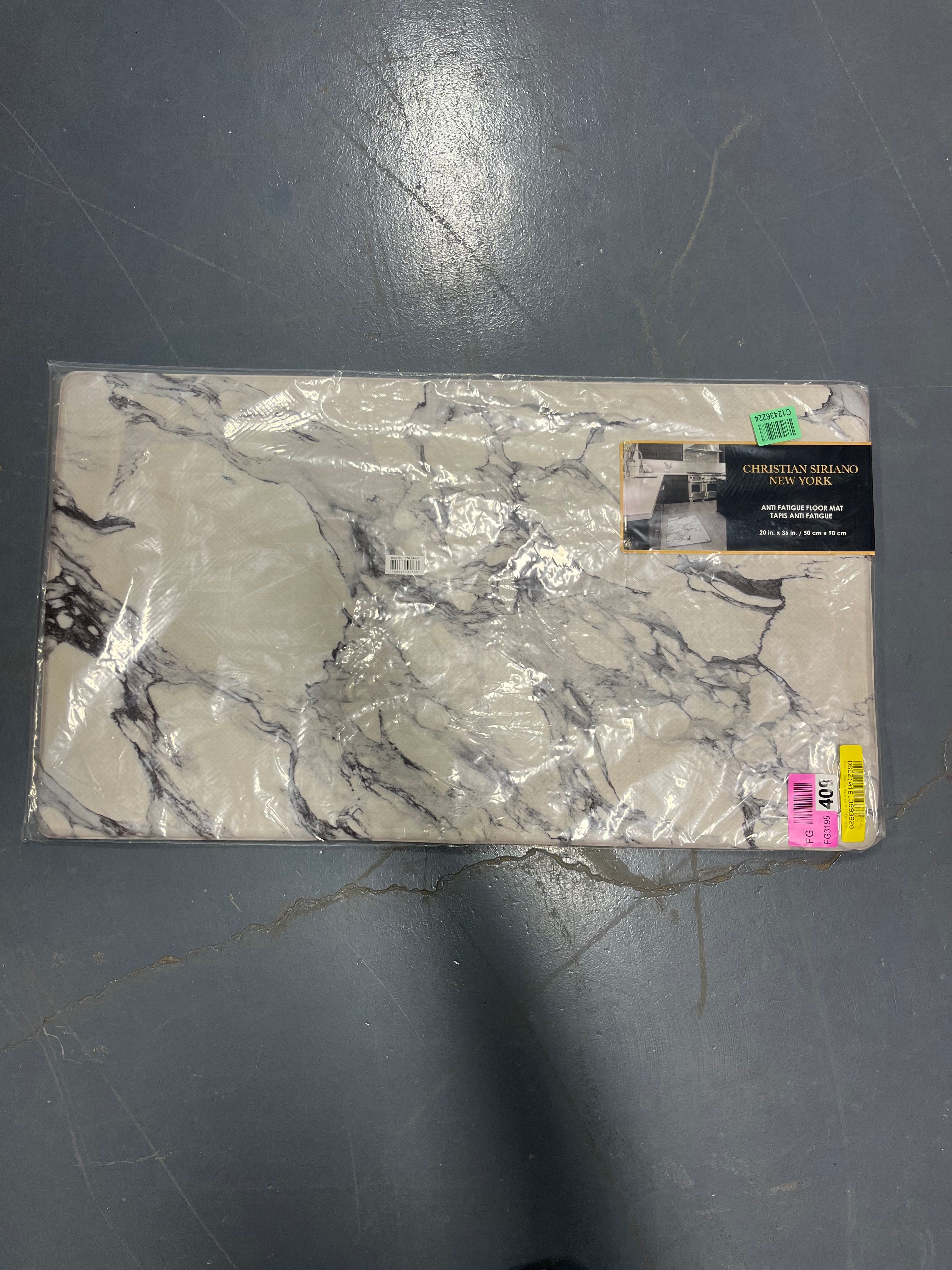 20" x 36" Gray Cook N Comfort Marbled Anti-Fatigue Mat