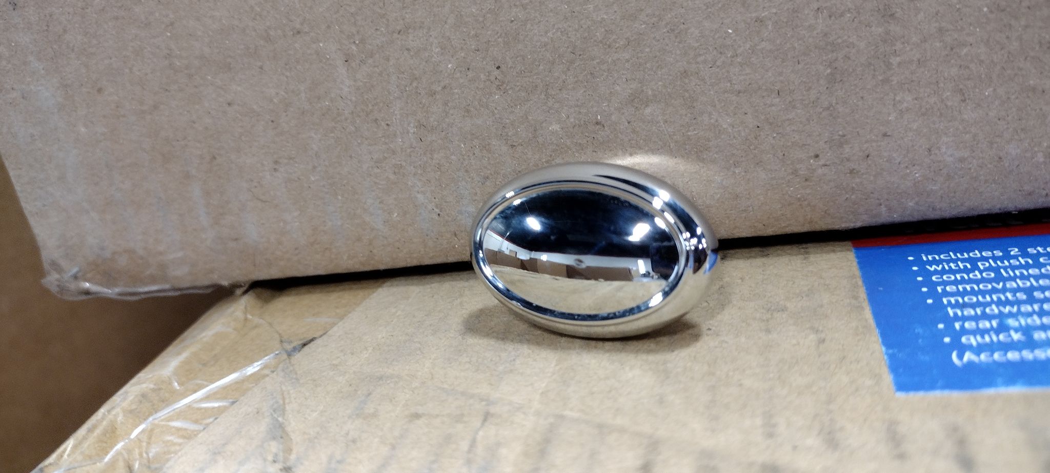 Classic Traditional 1 1/2" Length Oval Knob