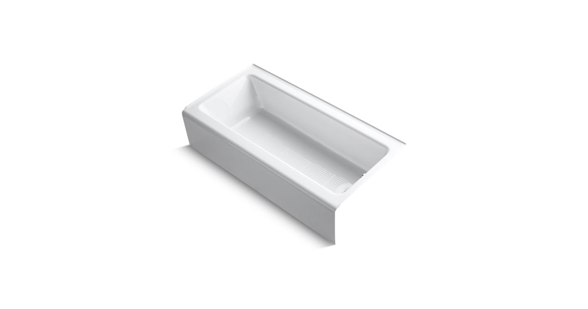 Bellwether® 60 x 30-1/4 in. Soaker  Alcove Bathtub Right Drain pt578
