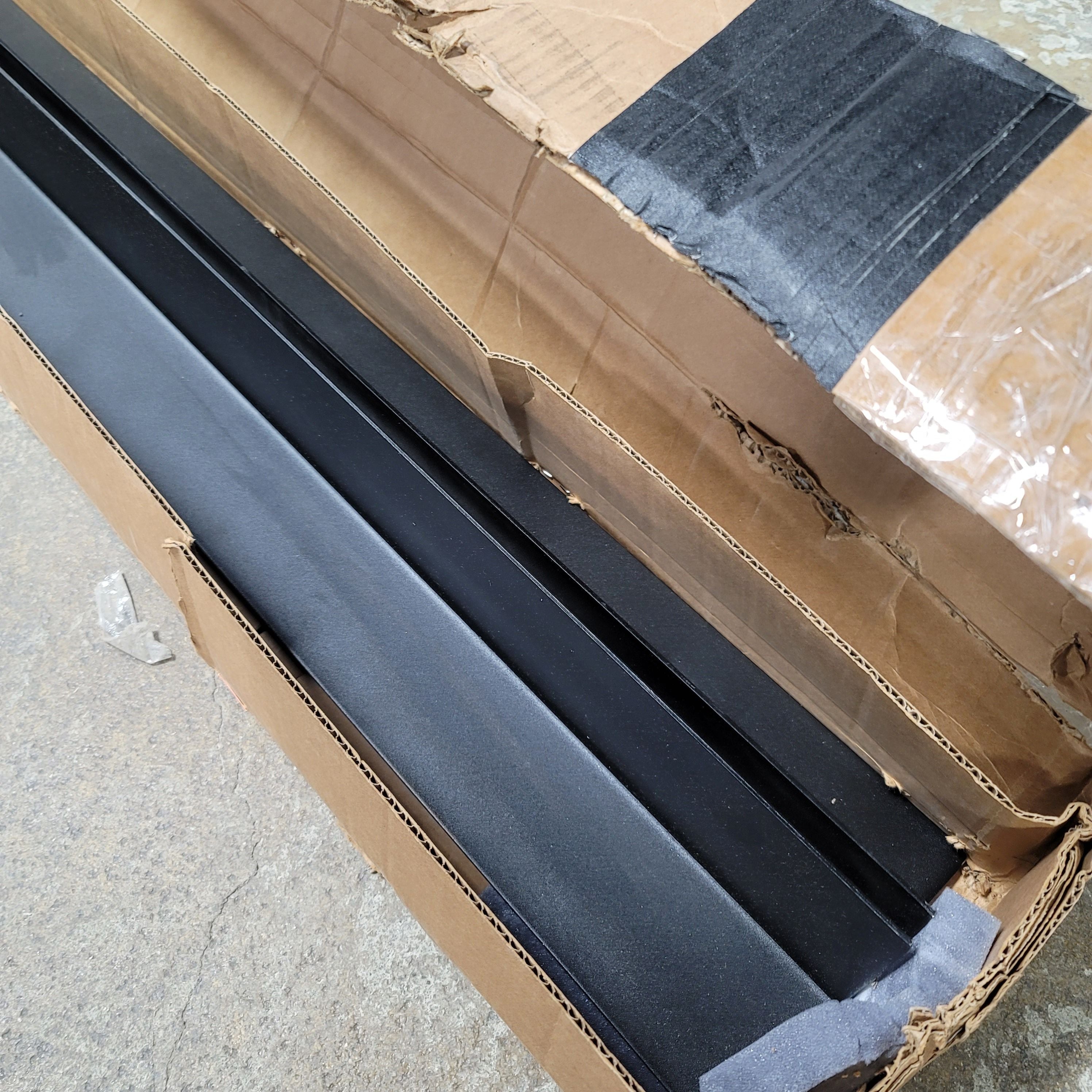 60" Matte Black Double LL Mount Banner Stands